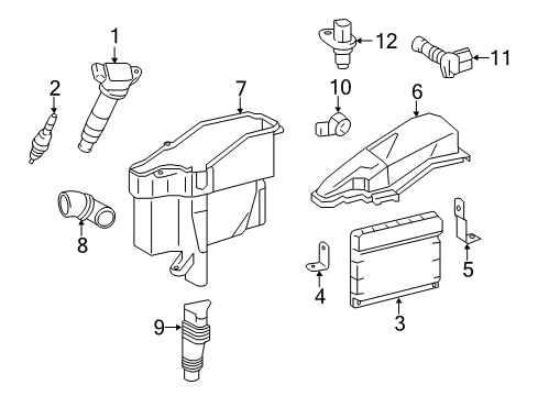 2018 Lexus GS350 Powertrain Control Spark Plug Diagram for 90919-01263