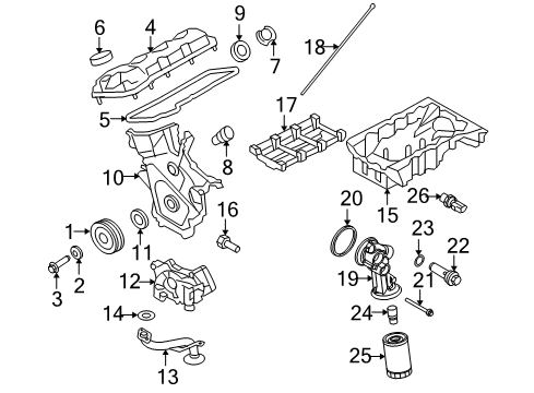 2007 Lincoln MKZ Senders Fuel Gauge Sending Unit Diagram for 7E5Z-9A299-S