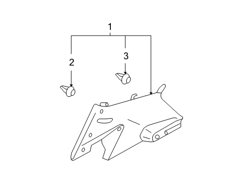 2009 Nissan Versa Interior Trim - Quarter Panels FINISHER-Rear Pillar LH Diagram for 76935-EM01A