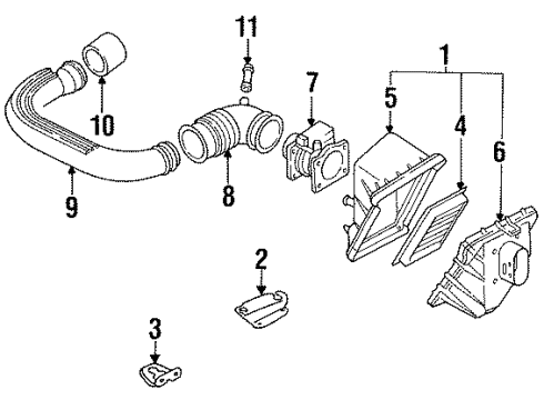 1988 Nissan Pulsar NX Powertrain Control Reman Engine Control Module Diagram for 2371M-69A70RE