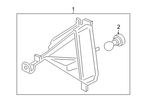 2019 Hyundai Elantra Signal Lamps Lamp Assembly-Front Turn Signal, LH Diagram for 92301-F2500