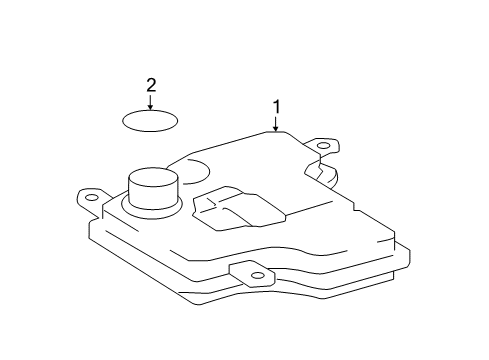 2020 Lexus LS500h Automatic Transmission STRAINER Assembly, Oil Diagram for 35330-50040