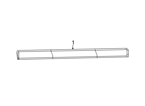 2017 Ram ProMaster 2500 License Lamps Lamp-License Plate Diagram for 5MA21RXFAC