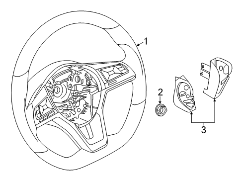 2018 Nissan Leaf Cruise Control System Sensor Assy-Distance Diagram for 28438-5SA0C