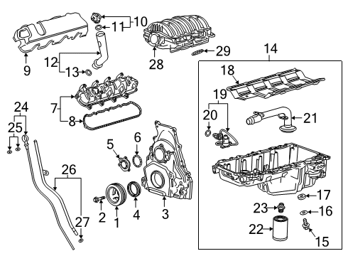 2021 Chevrolet Silverado 1500 Senders Fuel Gauge Sending Unit Diagram for 84715868