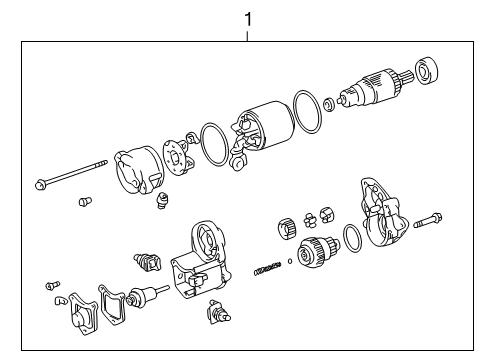 Diagram for 2001 Lexus LS430 Starter, Electrical