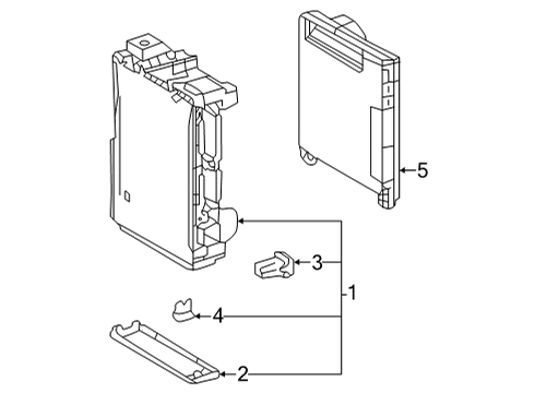 2022 Toyota Corolla Cross Fuse & Relay Junction Block Diagram for 82730-0A020