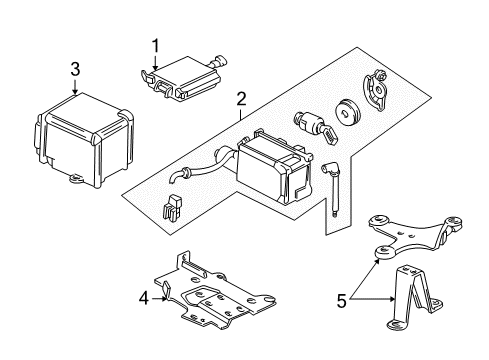 1995 Acura NSX Cruise Control System Controller, Automatic Cruise Diagram for 36700-SL0-A02