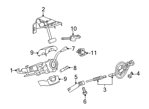 2010 Dodge Ram 1500 Switches Switch-Instrument Panel Diagram for 68026184AC