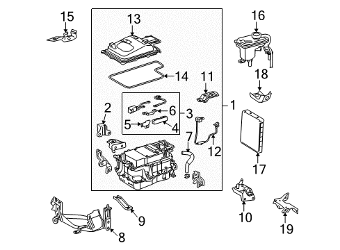 2009 Toyota Highlander Electrical Components Control Module Diagram for 89981-48323