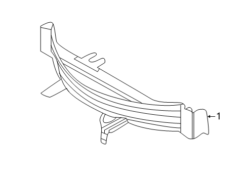 2022 Kia Forte High Mount Lamps Lamp Assembly-Hms Diagram for 92700M7000