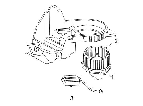 1999 Jeep Grand Cherokee Blower Motor & Fan Resistor-Power Diagram for 5012699AA