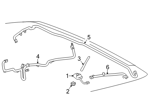 2015 Toyota RAV4 Antenna & Radio Mast Diagram for 86309-02090