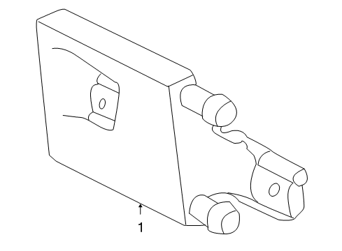 2000 Ford Excursion Power Steering Oil Cooler Power Steering Cooler Diagram for YC3Z-3D746-CA