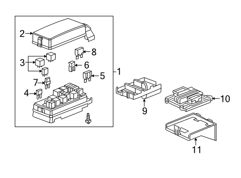 2006 Pontiac Torrent Automatic Transaxle Transmission Controller Diagram for 24229178