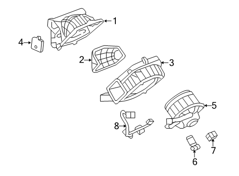 2008 Saturn Sky Blower Motor & Fan Harness Asm-Blower Motor Resistor Diagram for 20839182