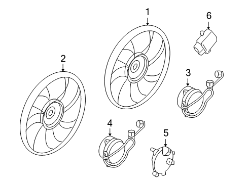 2016 Nissan GT-R Cooling System, Radiator, Water Pump, Cooling Fan Cover-Radiator Shroud Diagram for 21491-JF00A