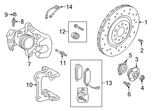 2020 Alfa Romeo 4C Rear Brakes Screw-BLEEDER Diagram for 68119761AA