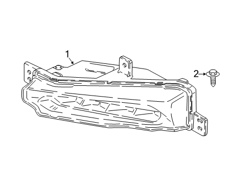 2020 BMW X3 Fog Lamps FRONT FOG LAMP, LED, LEFT Diagram for 63179492771