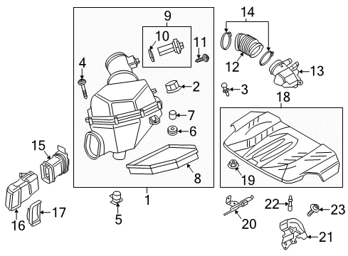 2015 BMW M6 Gran Coupe Powertrain Control Rubber Boot Diagram for 13717843293