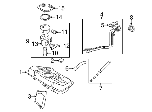 2006 Kia Rio Fuel Injection Actuator Assembly-Idle Speed Diagram for 35150-26960