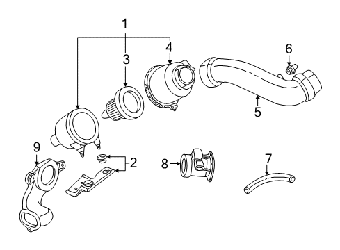 1999 Ford Ranger Powertrain Control Cover Diagram for F87Z-9661-BA