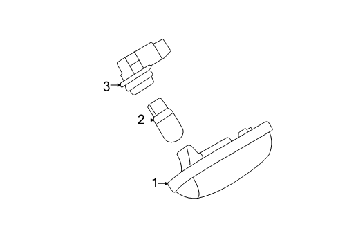 2014 Scion FR-S Bulbs Socket Diagram for SU003-02585