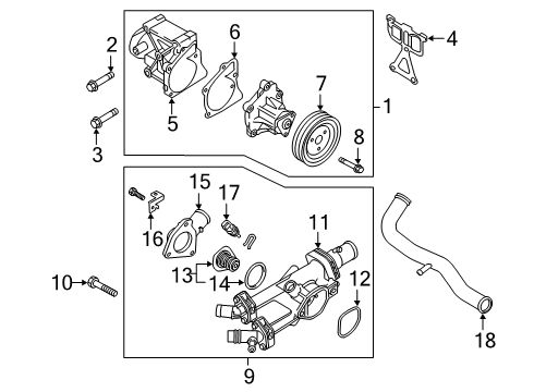 2019 Hyundai Veloster N Powertrain Control Bracket-Wiring MTG Diagram for 91931-K9010