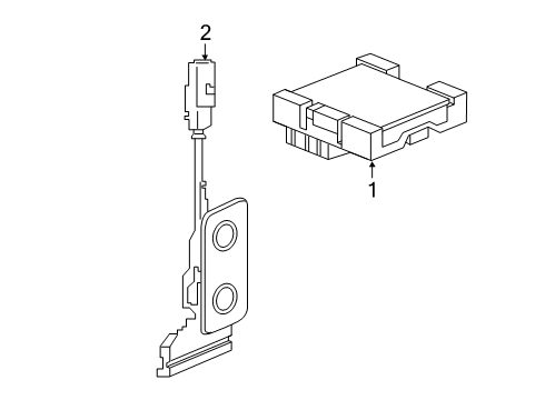 2018 Dodge Journey Anti-Theft Components Module-Alarm Diagram for 1WX39HDAAA