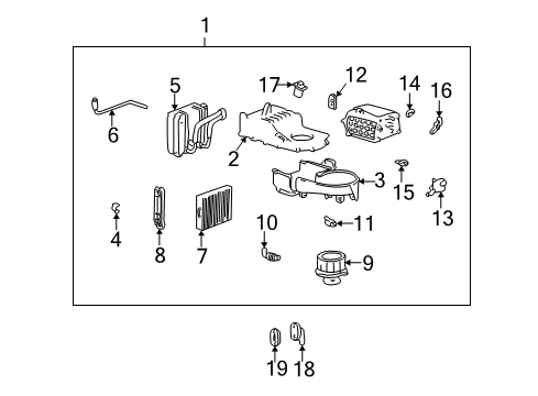 2002 Hyundai Santa Fe Air Conditioner Valve-Expansion Diagram for 97604-26001