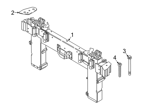 2016 BMW M235i xDrive Roll Bar Hexalobular Socket Screw Diagram for 07119908713