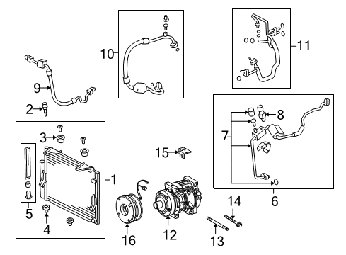 2020 Toyota Sequoia Air Conditioner Amplifier Diagram for 88650-0C480