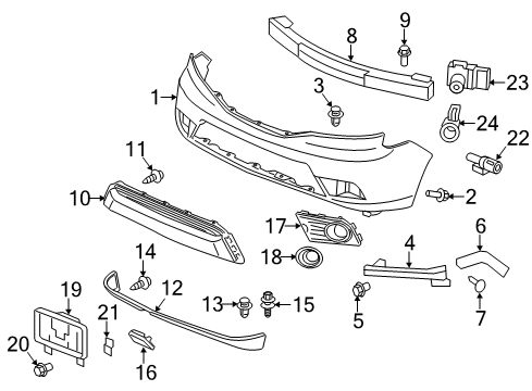 2012 Honda Pilot Automatic Temperature Controls Sensor Assembly, Parking (Bali Blue Pearl) Diagram for 39680-TK8-A01YB