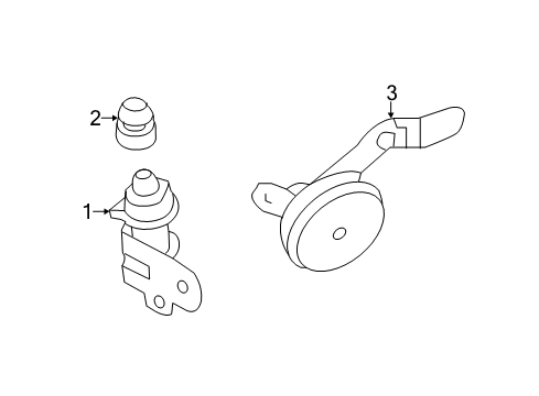 2013 Hyundai Elantra GT Anti-Theft Components Switch Assembly-Hood Diagram for 93880-A5100
