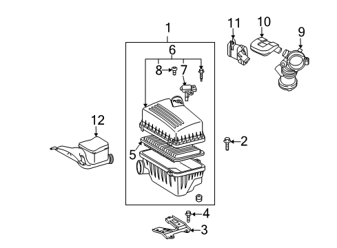 2015 Toyota Venza Powertrain Control ECM Diagram for 89661-0T221