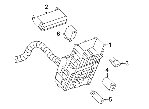 2014 Buick LaCrosse Fuse & Relay Relay Diagram for 19118948