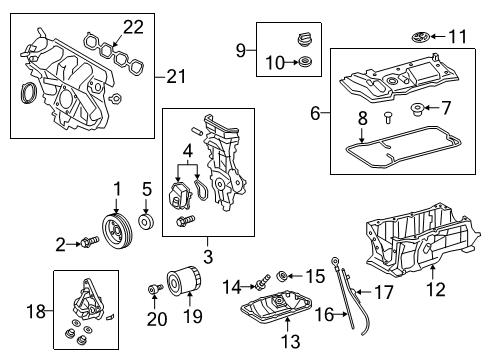 2022 Toyota Corolla Engine Parts Inlet Tube Tube Diagram for 90904-06008