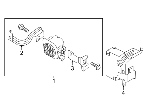 2018 Infiniti Q70 Electrical Components Controller Assembly-Digital Sound Comm Diagram for 285N6-1MA0B