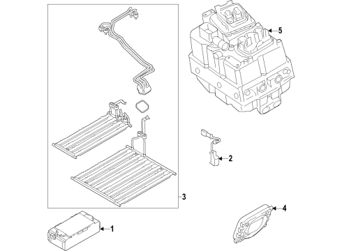 2020 BMW X3 Powertrain Control SAFETY BOX Diagram for 61279846612