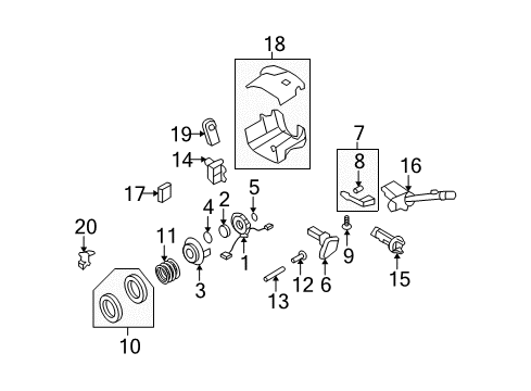 2009 Hummer H2 Switches Rear Wiper Switch Diagram for 15293560