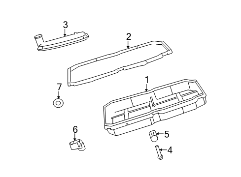2008 Dodge Nitro Transmission Clamp-Oil Pan Diagram for 5080289AA