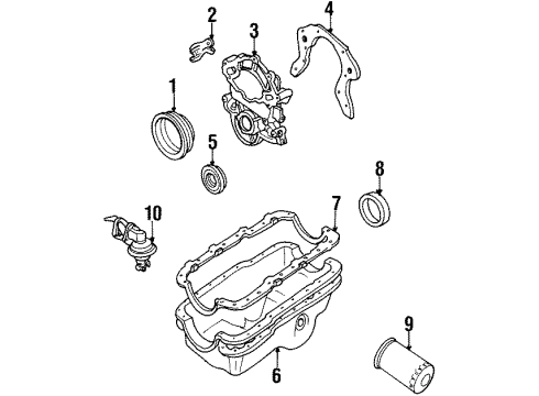 1999 Mercury Mountaineer Powertrain Control ECM Diagram for F7PZ-12A650-AUB