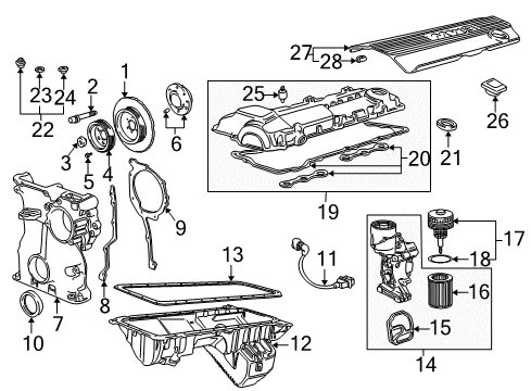 1997 BMW Z3 Filters Support With Oil Filter Diagram for 11421740001