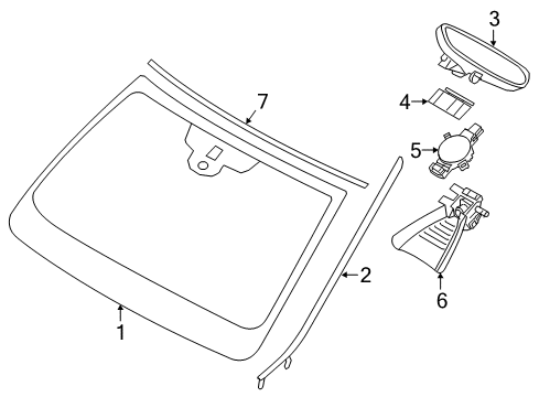 2016 BMW X1 Automatic Temperature Controls Cable Duct Cover Diagram for 51169293293