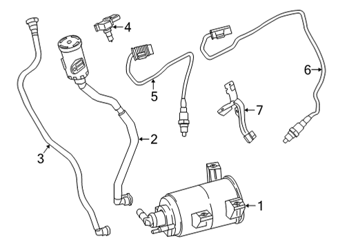 2021 BMW M4 Powertrain Control BRACKET FOR LAMBDA PROBE CAB Diagram for 11788091018