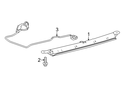 2021 Toyota C-HR High Mount Lamps Wire Diagram for 81935-10180