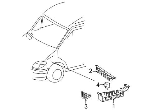 2008 Dodge Sprinter 2500 Fuse & Relay Relay Diagram for 5120360AB