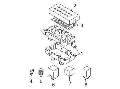 2005 Chevrolet Aveo Window Defroster Flasher Asm, Turn Signal Lamp<See Guide/Contact Bfo> Diagram for 96312546