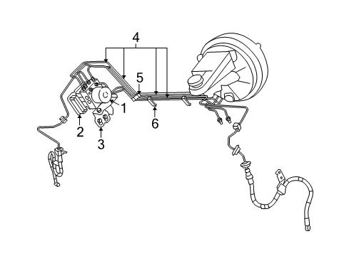 2010 Dodge Avenger Anti-Lock Brakes Electrical Anti-Lock Brake System Control Diagram for 68061730AA