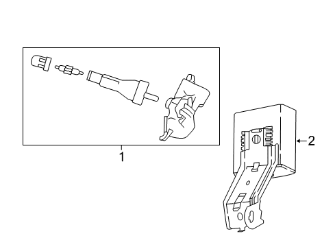 2021 Nissan LEAF Tire Pressure Monitoring Antenna-Tire Pressure Diagram for 40740-5SA0A